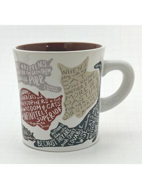 The Literary Cat Mug by The Unemployed Philosophers Guild